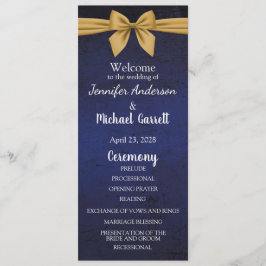 ダークブルーと金ゴールドボウ プログラム