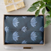 ダークブルーのスイレン 薄葉紙 (ギフト)