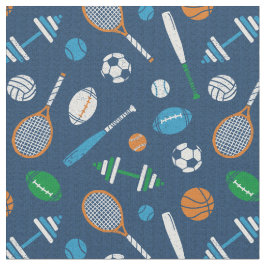 ダークブルーのスポーツ用品 ファブリック