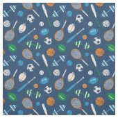 ダークブルーのスポーツ用品 ファブリック (見本)