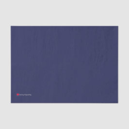 ダークブルーのデコップマッチング 薄葉紙