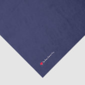 ダークブルーのデコップマッチング 薄葉紙 (詳細)