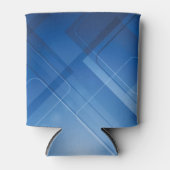 ダークブルーのハイテク背景 缶クーラー (正面)