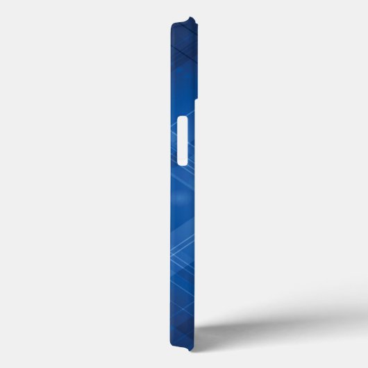 ダークブルーのハイテク背景 Case-Mate iPhoneケース (裏面 / 右)