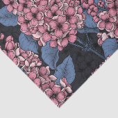 ダークブルーのピンク薄紫 薄葉紙 (詳細)