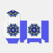 ダークブルーのマンダラパターン02ボックス フェイバーボックス (折り畳みなし)