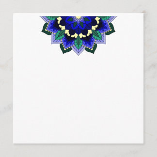 ダークブルーのマンダラパターン02 メニュー