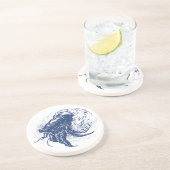 ダークブルーのヤミガニ コースター (側面)