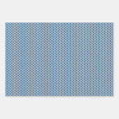 ダークブルーのラッピング紙シートセット ラッピングペーパーシート (正面2)