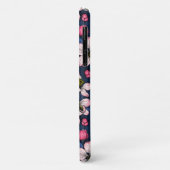 ダークブルーのリンゴの花 Case-Mate iPhoneケース (裏面/左)