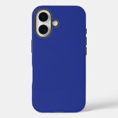 ダークブルーの大胆なミニマル ウェディング 招待状 Case-Mate iPhoneケース (裏面)