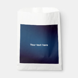 ダークブルーの抽象芸術パターン | 追加文字 フェイバーバッグ