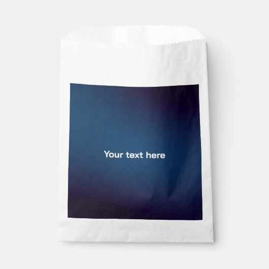 ダークブルーの抽象芸術パターン | 追加文字 フェイバーバッグ (正面)