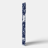 ダークブルーの抽象芸術パターン Case-Mate iPhoneケース (裏面 / 右)