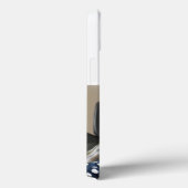 ダークブルーの文字入りパパの写真 Case-Mate iPhoneケース (裏面 / 右)