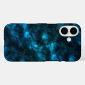 ダークブルーの波 Case-Mate iPhoneケース (裏面 (横))