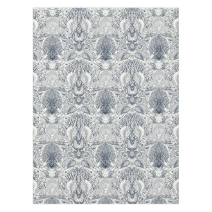 ダークブルーの貝殻 テーブルクロス