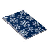 ダークブルーの雪片 ノートブック (右側)