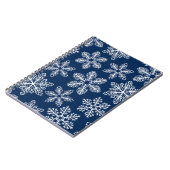 ダークブルーの雪片 ノートブック (左側)