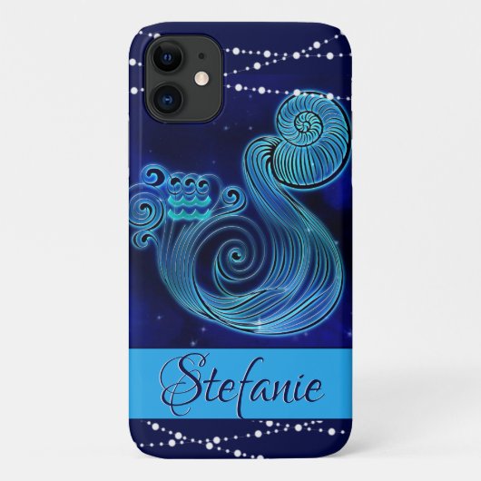 ダークブルーのAquariusケース – Mate iPhoneケース Case-Mate iPhoneケース (裏面)