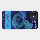 ダークブルーのAquariusケース – Mate iPhoneケース Case-Mate iPhoneケース (裏面(横))