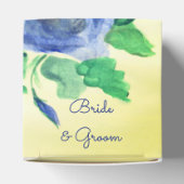 ダークブルーウォーターカラーバラ フェイバーボックス (上部)