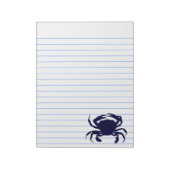 ダークブルーカニ2 ノートパッド (回転)