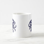 ダークブルーカニ コーヒーマグカップ (中央)