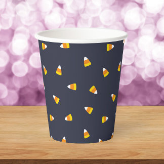 ダークブルーキャンディコーン ハロウィン 紙コップ