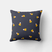 ダークブルーキャンディーコーンハッピーハローウィン クッション (裏面)