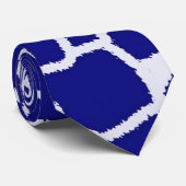 ダークブルーキリンアニマルプリント ネクタイ (ロール)