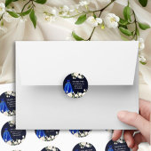 ダークブルーキンセアニェラプリンセスドレスフローラ ラウンドシール