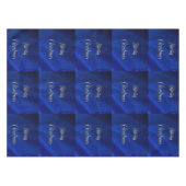 ダークブルークリスマス テーブルクロス (正面(横))