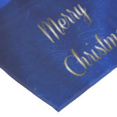 ダークブルークリスマス テーブルクロス (アングル)