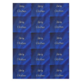 ダークブルークリスマス テーブルクロス (正面)