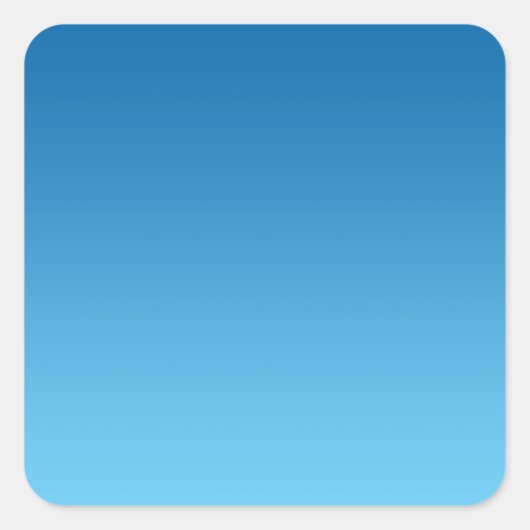 ダークブルーグラデーション スクエアシール (正面)