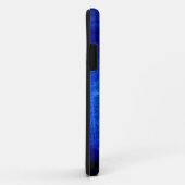 ダークブルーグランジウォール背景グラフィックデザイン Case-Mate iPhoneケース (裏面/右)