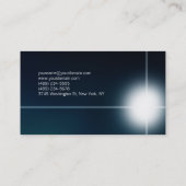 ダークブルーシャドウライトモノグラム 名刺 (裏面)