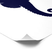 ダークブルーシーホース フォトプリント            (角)