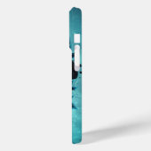 ダークブルースカルとバラ。 Case-Mate iPhoneケース (裏面 / 左)