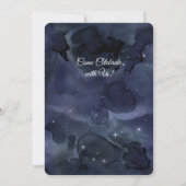 ダークブルースターリーナイトカクテルパーティの招待状 招待状 (裏面)