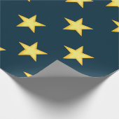 ダークブルースターリーナイトラッピング紙 ラッピングペーパー (角)