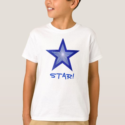 ダークブルースター「スター!」キッズTシャツ Tシャツ (正面)