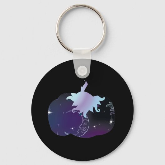 ダークブルーパンプキン キーホルダー (正面)