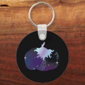 ダークブルーパンプキン キーホルダー (正面)