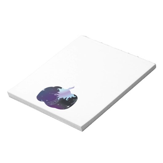 ダークブルーパンプキン ノートパッド (回転)