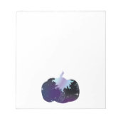 ダークブルーパンプキン ノートパッド (正面)