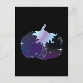 ダークブルーパンプキン ポストカード