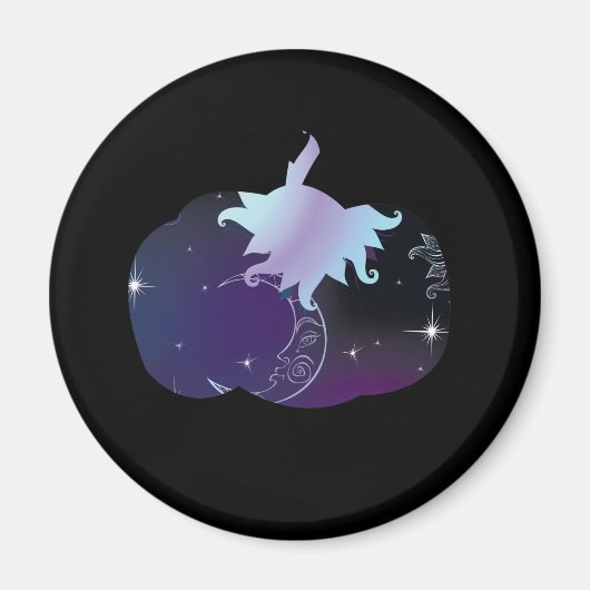 ダークブルーパンプキン マグネット (正面)