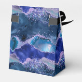 ダークブルーパープル海アゲート誕生日サンキュー フェイバーボックス (裏面サイド)